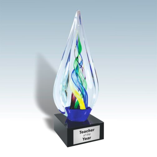 Fantasy Droplet Art Glass Award