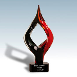 Flaming Arrowhead Art Glass Award