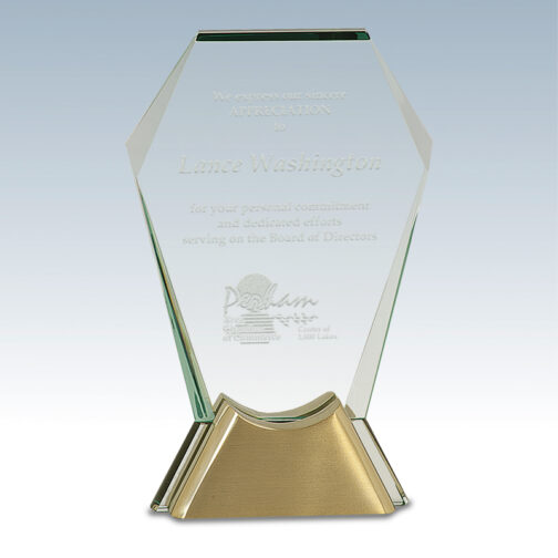 Gemstone Gold Glass Award