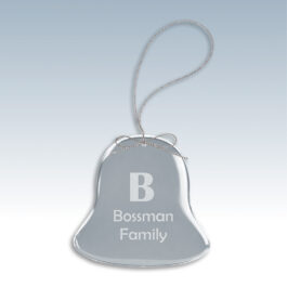 Glass Bell Ornament