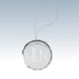 Glass Round Ornament