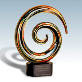 Golden Spiral Art Glass Award