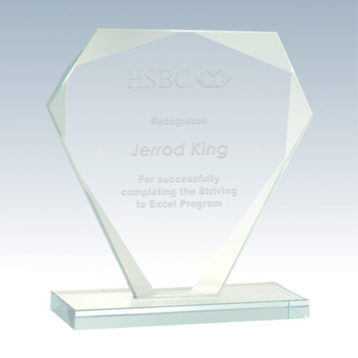 Jade Diamond Glass Award