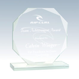 Jade Octagon Glass Award