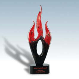 Majestic Flame Art Glass Award