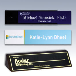 Nameplates & Holders