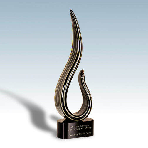 Polished Hook Art Glass Award