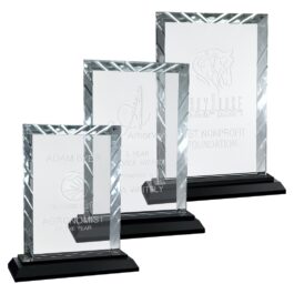 Rectangle Accent Glass Award