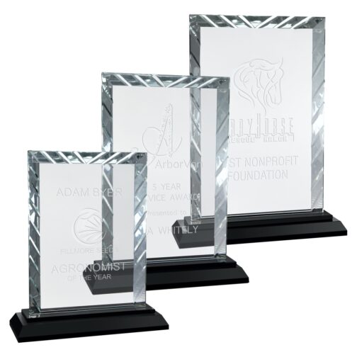 Rectangle Accent Glass Award - Image 2