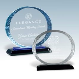 Round Accent Glass Award