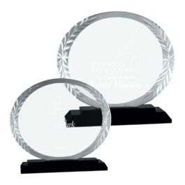 Round Accent Glass Award