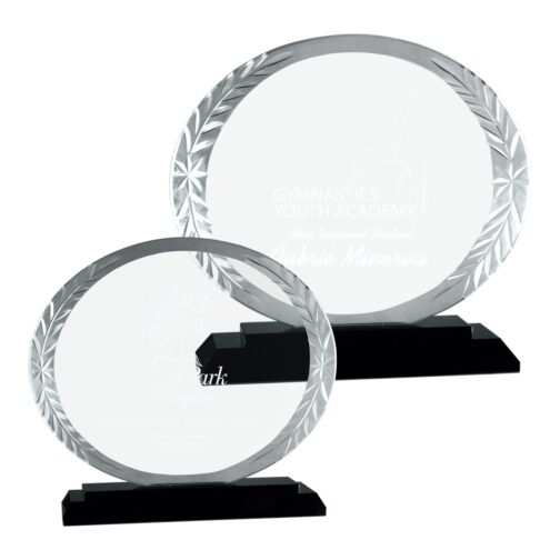 Round Accent Glass Award - Image 2