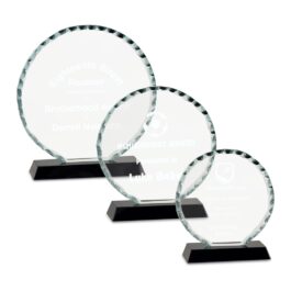 Round Facet Glass Award