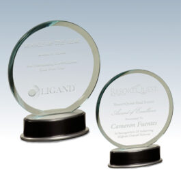 Round Metro Glass Award