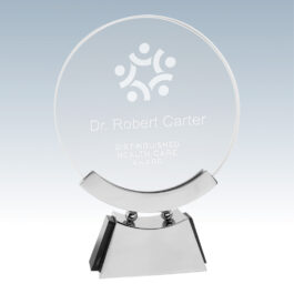 Round Voyager Glass Award