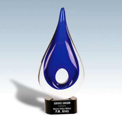 Teardrop Art Glass Awards - Image 2