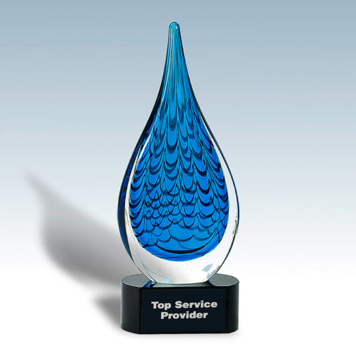 Water Droplet Art Glass Awards - Image 2