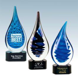 Water Droplet Art Glass Awards