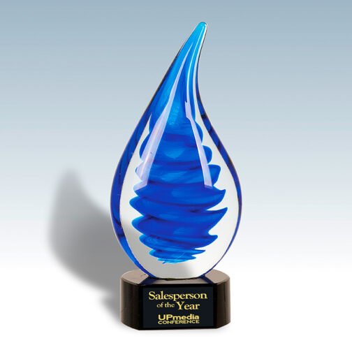 Water Droplet Art Glass Awards - Image 3