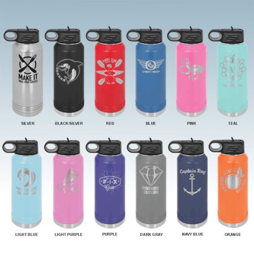 Water Bottle 32 oz. Tumblers - Image 3