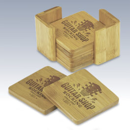 Bamboo 6 Coaster Set