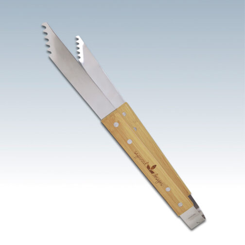 Bamboo Barbeque Tongs