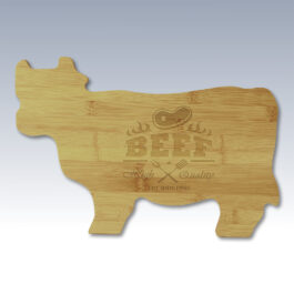 Bamboo Cow Cutting Board