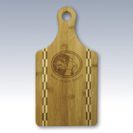 Checker Paddle Bamboo Cutting Board