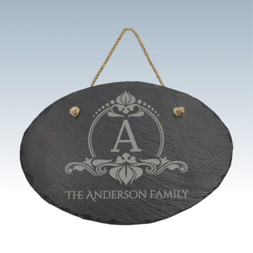 Hanging Large Oval Slate