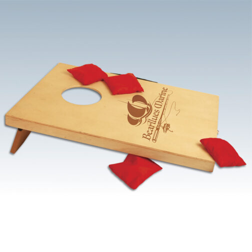 Mini Bean Bag Toss/Cornhole Game - Laser Etch