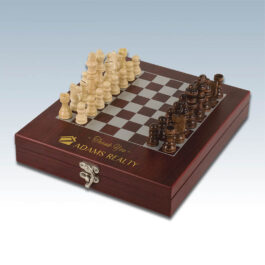 Rosewood Finish Chess Set