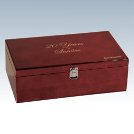 Rosewood Piano Finish Double Wine Box