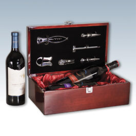 Rosewood Piano Finish Double Wine Box