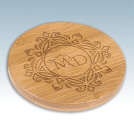 Round 3 1/2″ Bamboo Coaster