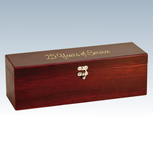 Single Rosewood Wine Presentation Box - Image 3