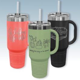 Travel Mug 40 oz. With Handle