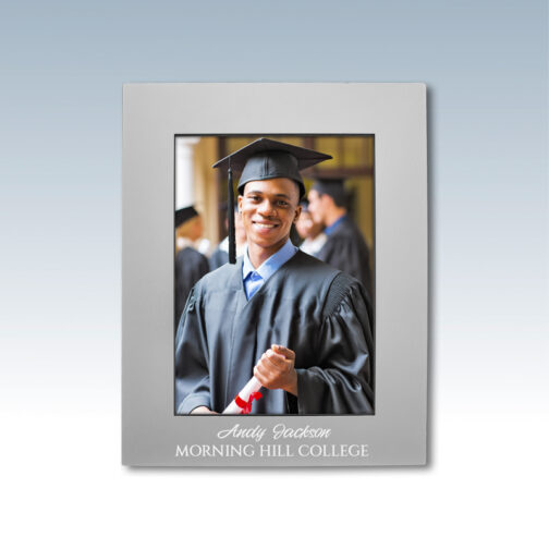 Anodized Aluminun 5x7 Gray Photo Frame