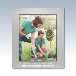 Anodized Aluminun 8×10 Gray Photo Frame