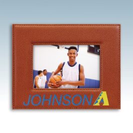 Basketball Leatherette 4×6 Photo Frame