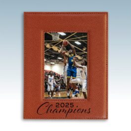 Basketball Leatherette 4×6 Photo Frame