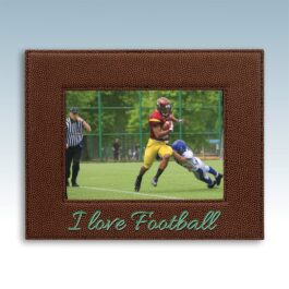 Football Leatherette 5×7 Photo Frame