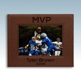 Football Leatherette 5×7 Photo Frame