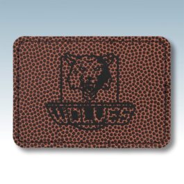 Football Leatherette Large Rectangle Patches