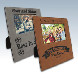 Leatherette 4×6 Photo Frame with Print Area