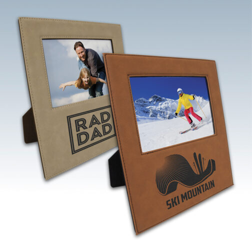 Leatherette 5x7 Photo Frame with Print Area