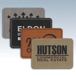 Leatherette Large Rectangle Patches