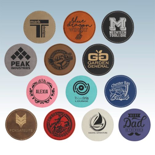 Leatherette Large Round Patches - Image 3