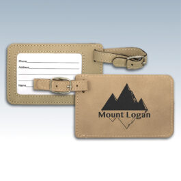 Leatherette Luggage Tags