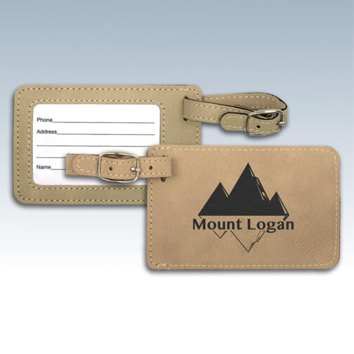 Leatherette Luggage Tags