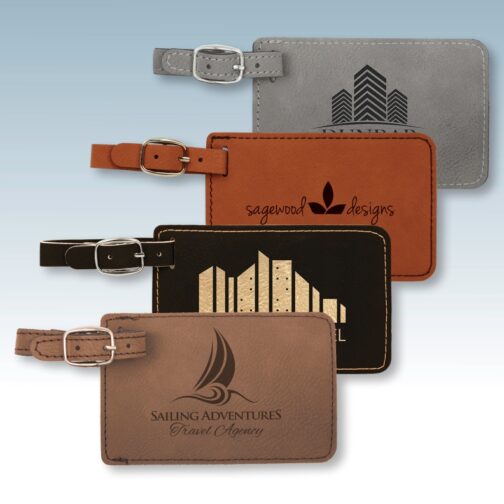 Leatherette Luggage Tags - Image 4